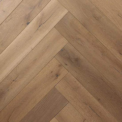 Villagio CREMONA Herringbone Collection - 5/8"T x 4-3/4"W (4mm Wear Layer) Rustic grade European Oak Engineered Hardwood flooring (9.3sqft. per box) - Golden State Floors