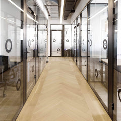 Compass Materials Inc Galaxy (Prime Grade) Collection - 5/8"T x 5.83“W (3mm Wear Layer) PRIME grade Oak Chevron & Herringbone Engineered Hardwood flooring (11.63sqft. per box) - Golden State Floors