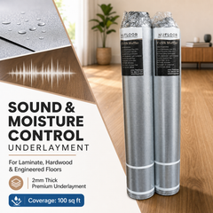 2mm Thick Premium Underlayment for Laminate, Hardwood, and Engineered Floors - Golden State Floors