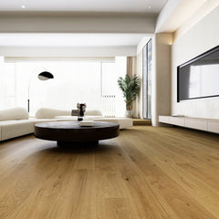 Vandyck Innato Collection - 5/8" T x 6.5" W ABCD grade European Oak Engineered Hardwood flooring (26.42sqft. per box) - Golden State Floors