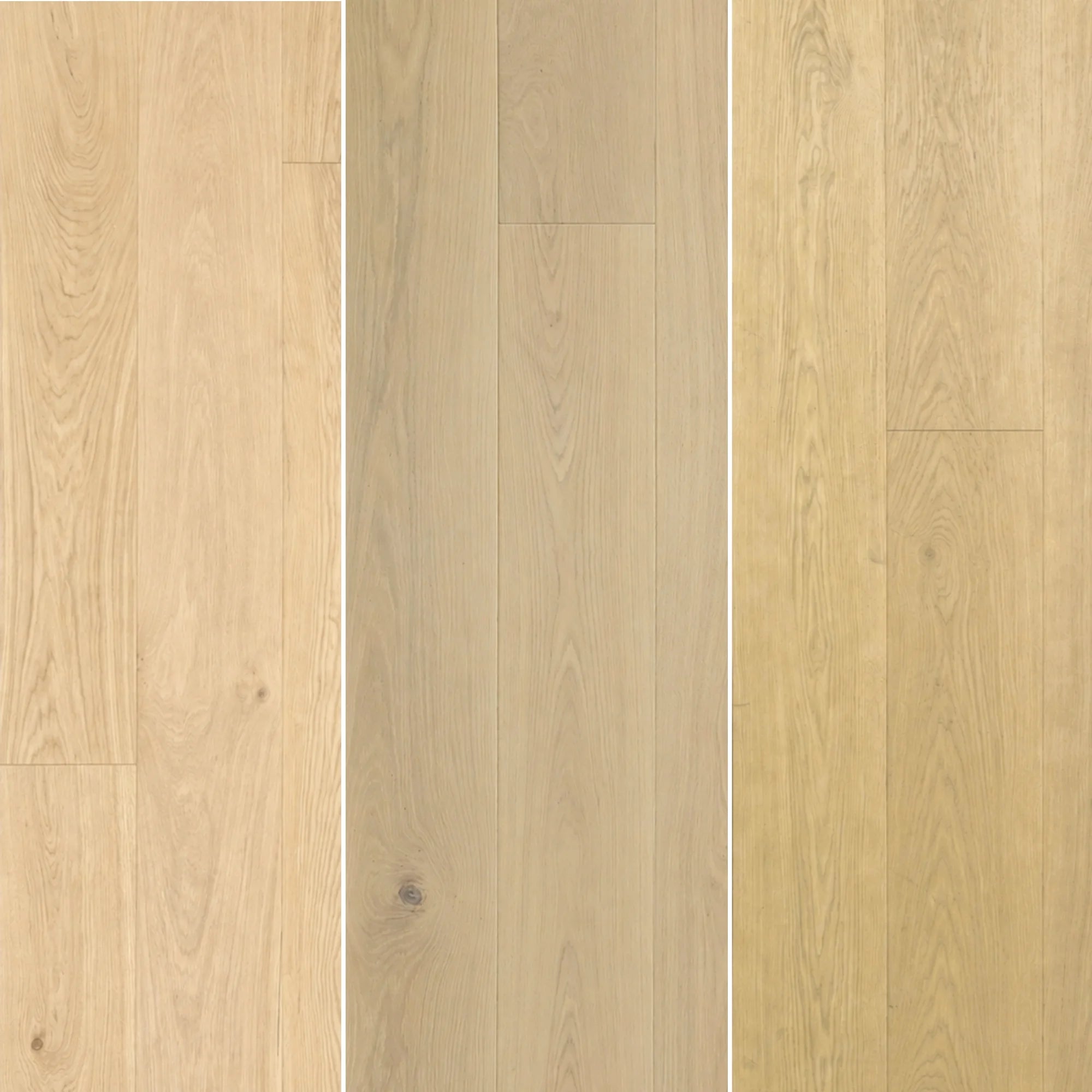 Sample Kit Of Golden State Floors Coastal Reserve European Oak Collection - Selected Grade 5/8"T x 9.5"W (4mm wear layer) Engineered Hardwood flooring (22.733sqft/box) - Golden State Floors