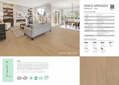 Compass Materials Inc France Impression Collection - 5/8" T x 9.5“W (4mm Wear Layer) PREMIUM grade Oak Engineered Hardwood flooring (34.1sqft. per box) - Golden State Floors