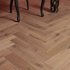 Villagio CREMONA Herringbone Collection - 5/8"T x  4-3/4"W (4mm Wear Layer) Rustic grade European Oak Engineered Hardwood flooring (9.3sqft. per box) - Golden State Floors
