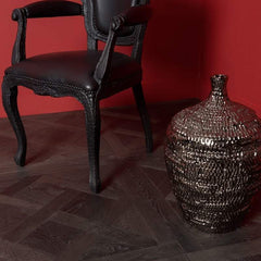 Villagio LA SPEZIA ( V ) Collection - 3/4"T x  31-1/2"W (4mm Wear Layer) Rustic Grade Chevron & Herringbone European Oak Engineered Hardwood flooring (13.78sqft. per box) - Golden State Floors
