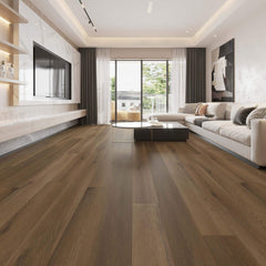 Green Touch Flooring 10mm Laminate Collection -  8MM+2 MM Pad T x 7.7" W Water Resistant Laminate Flooring (15.58sqft/box) - Golden State Floors