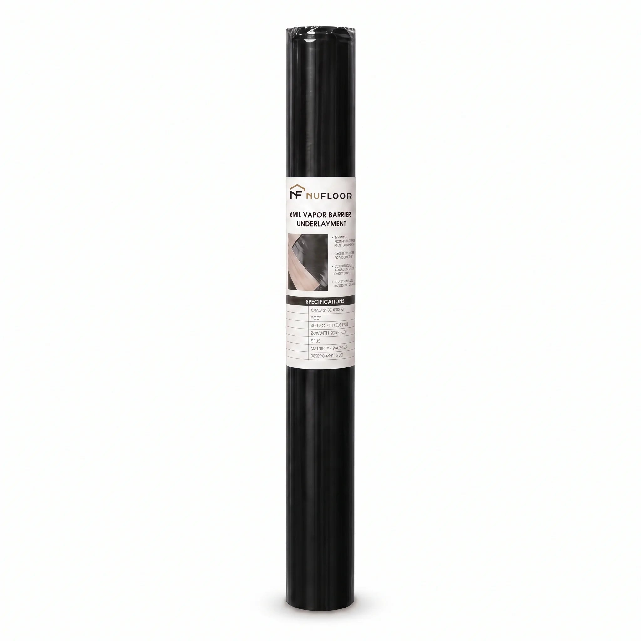 Moisture Barrier Film (200 sq.ft./roll) blue underlayment (Black) - Golden State Floors