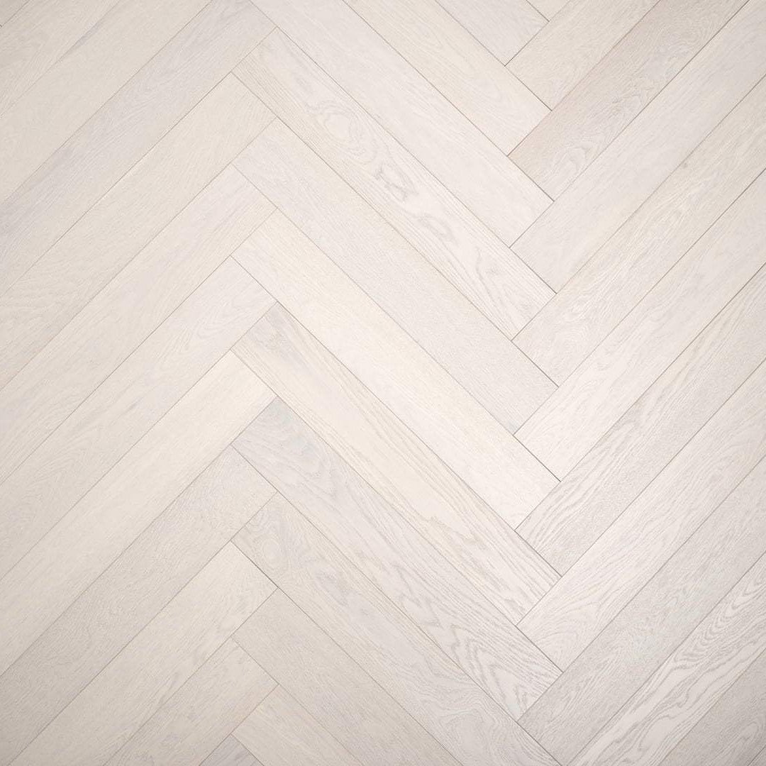 Villagio CREMONA Herringbone Collection - 5/8"T x  4-3/4"W (4mm Wear Layer) AB (Prime) grade European Oak Engineered Hardwood flooring (9.3sqft. per box) - Golden State Floors