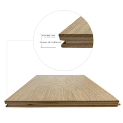 Golden State Floors Coastal Reserve European Oak Collection - Selected Grade 5/8"T x 9.5"W (4mm wear layer) Engineered Hardwood flooring (22.733sqft/box)