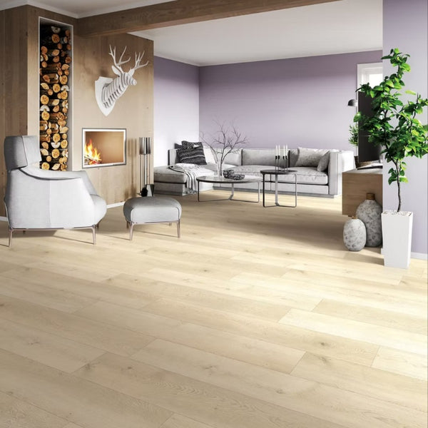 LUX ROYAL OAKS Collection 8mm T x 9'' W SPC Waterproof vinyl flooring (19.06 sqft/box) - Golden State Floors